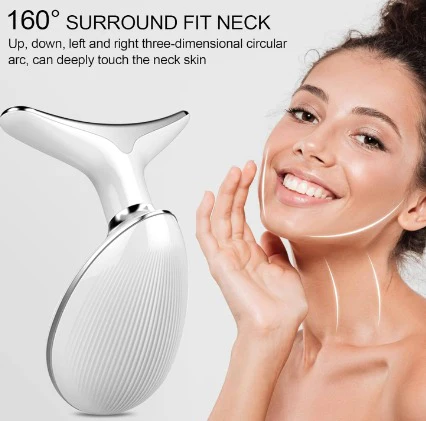 Pack de Máscara Facial LED + Masajeador Facial para Cuello = ¡Doble Belleza, Doble Efecto!